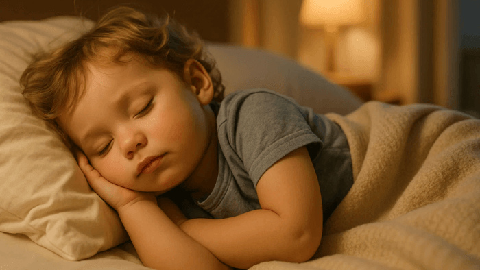 enfant qui dort bien