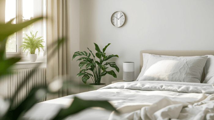 chambre moderne humidificateur air