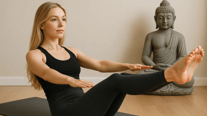 femme qui fait du pilates