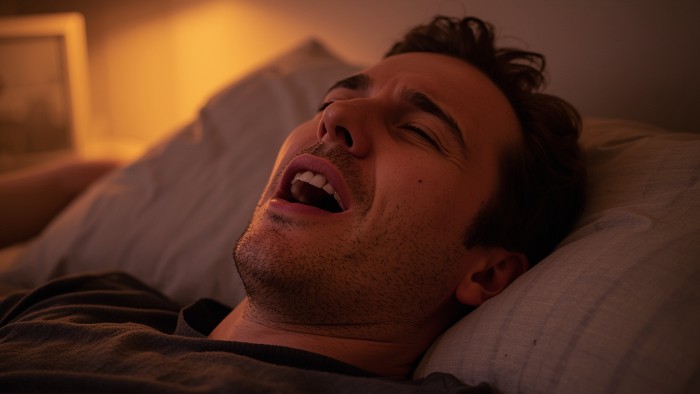 Adulte montrant les signaux de fatigue annonçant l'arrivée du train du sommeil