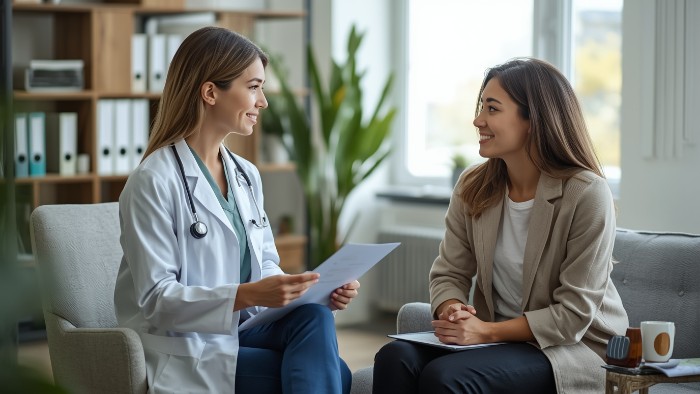 Consultation médicale pour discuter du traitement des douleurs neuropathiques avec complément Nervicil