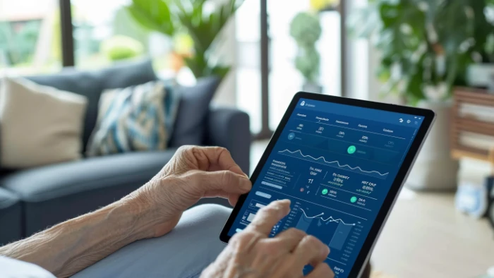Interface moderne de la plateforme LogisFil pour la gestion des services à domicile