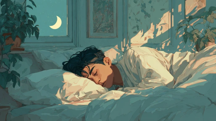 Chambre musulmane paisible avec Coran ouvert et chapelet pour illustrer la protection spirituelle contre la paralysie du sommeil