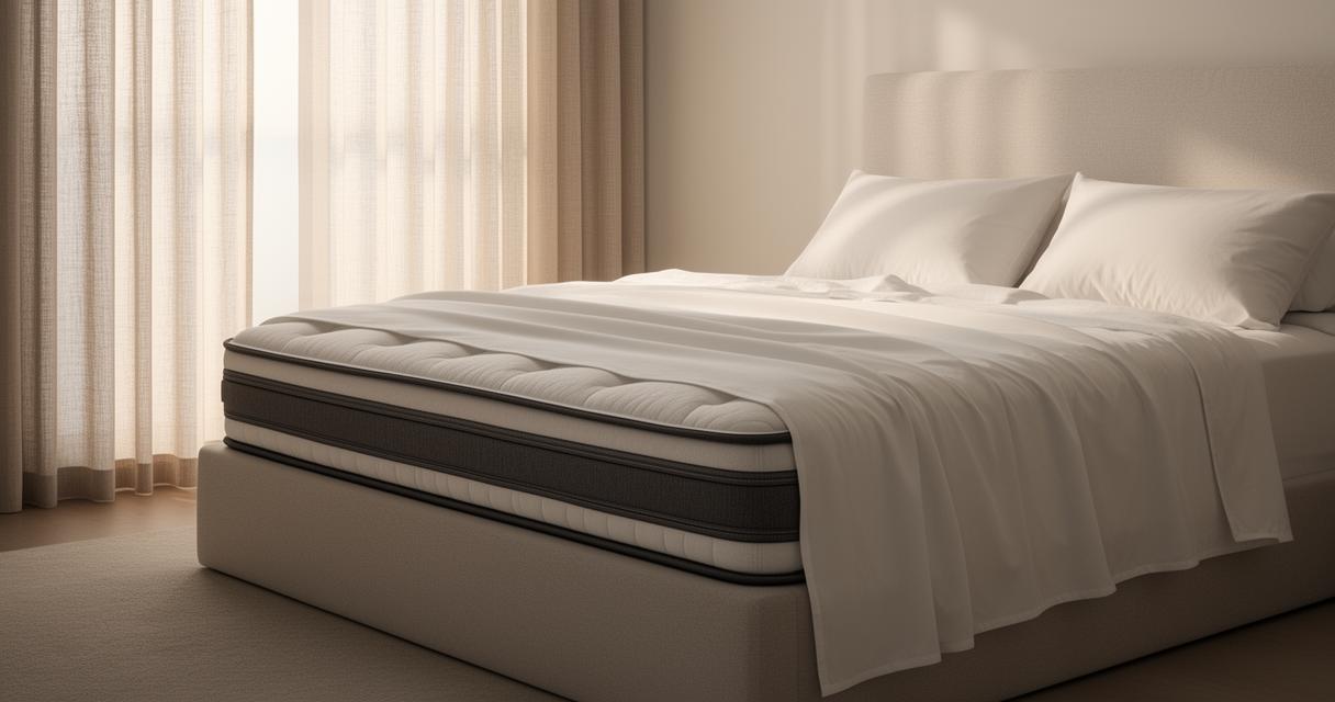 Matelas hybride combinant ressorts ensachés et latex naturel