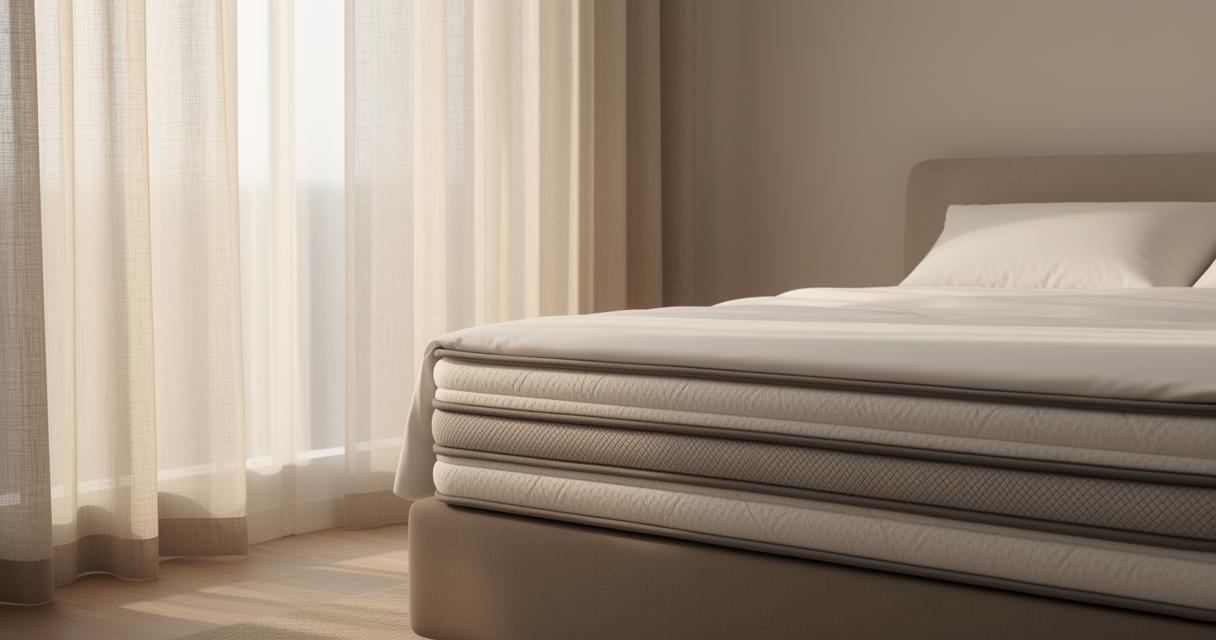 Structure alvéolaire d'un matelas hybride favorisant la circulation d'air